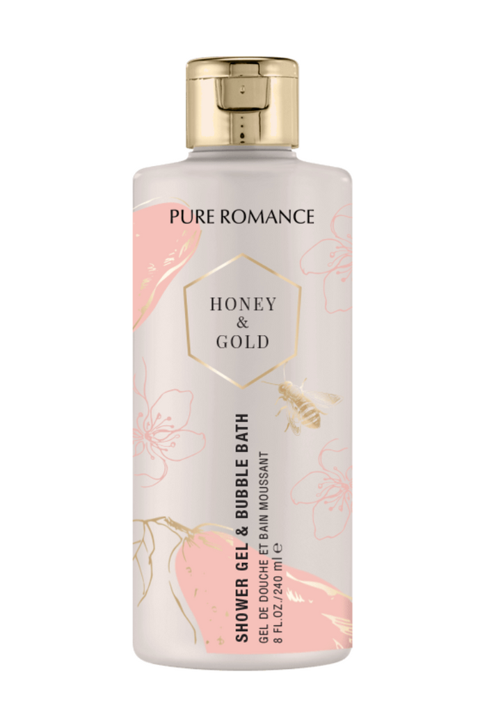 Shower Gel & Bubble Bath - Honey & Gold